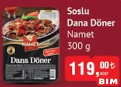 NAMET SOSLU DANA DÖNER 300 G